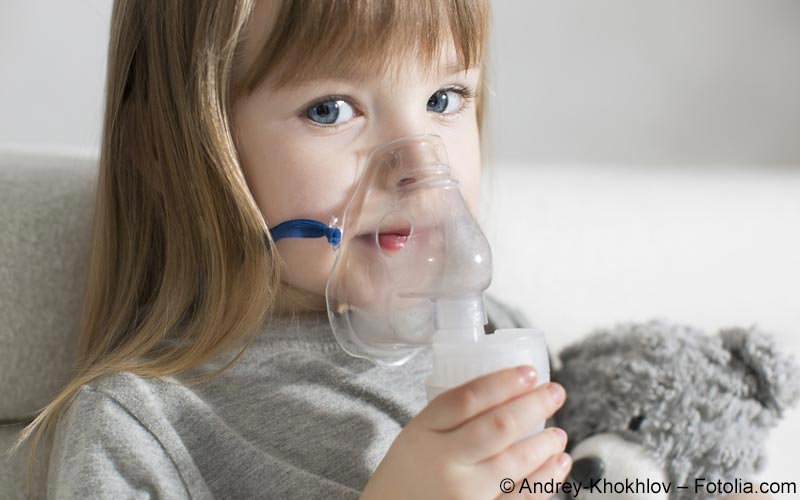 Kind mit Asthma Kind mit Asthma